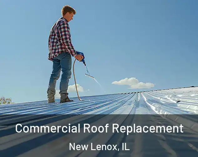  Commercial Roof Replacement New Lenox, IL