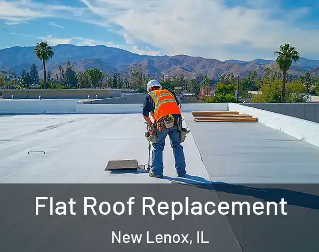  Flat Roof Replacement New Lenox, IL
