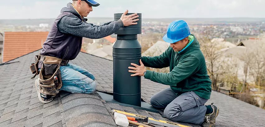 Chimney Flashing Replacement for Storm Damage in New Lenox