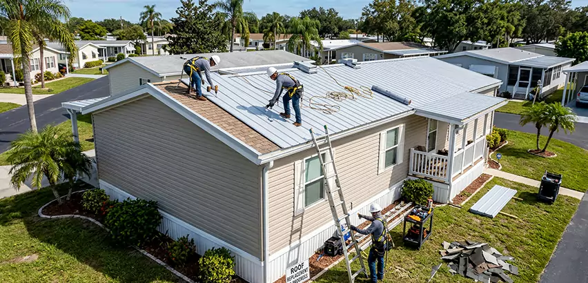 Mobile Home Metal Roof Replacement in New Lenox