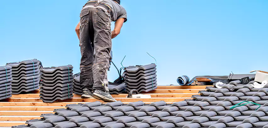 Replacing Tile Roof Underlayment in New Lenox
