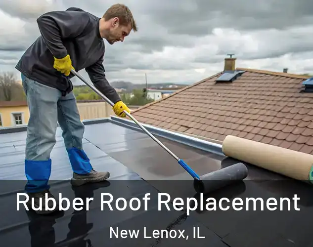  Rubber Roof Replacement New Lenox, IL