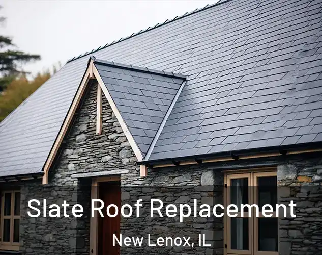  Slate Roof Replacement New Lenox, IL